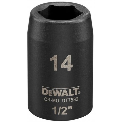 DeWALT DT7532 Nástrčná hlavica EXTREME IMPACT 1/2“ krátka, 14 mm