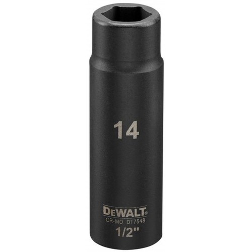 DeWALT DT7548 Nástrčná hlavica EXTREME IMPACT 1/2“ dlhá, 14 mm DeWALT DT7548 Nástrčná hlavica EXTREME IMPACT 1/2“ dlhá, 14 mm