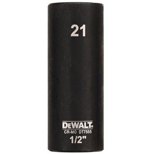DeWALT DT7555 Nástrčná hlavica EXTREME IMPACT 1/2“ dlhá, 21 mm DeWALT DT7555 Nástrčná hlavica EXTREME IMPACT 1/2“ dlhá, 21 mm