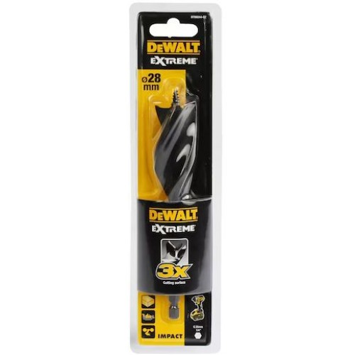 DeWALT DT90244 EXTREME Trojbritý vrták do dreva 28 x 152 mm