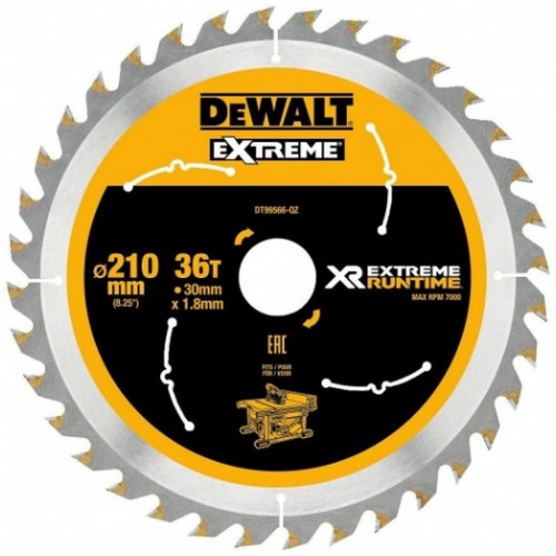 DeWALT DT99566 Pílový kotúč 210 x 30mm, 36zubov FZ 20°