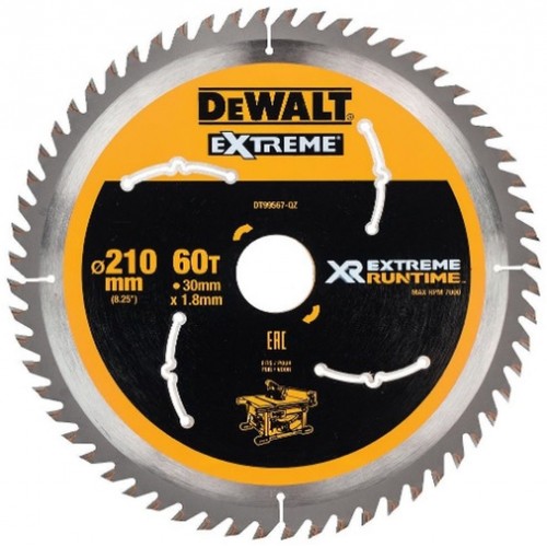 DeWALT DT99567 Pílový kotúč 210x30mm, 60zubov FZ 20°