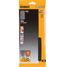 DeWALT DTM8552 Brúsna mriežka Extreme P120, 115 x 228mm, 5 ks