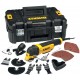 DeWALT DWE315KT Multitool Oscilačná brúska 300Wa sada príslušenstva v TSTAK-Box II