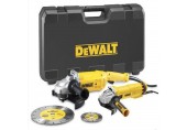 DeWALT DWE492SDT Set uhlových brúsok 230 mm+125 mm