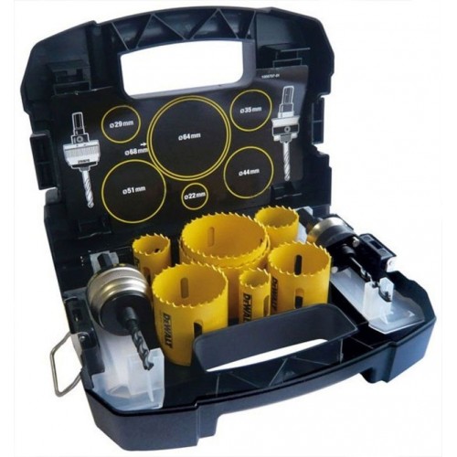 DeWALT DT90359 11 dielna sada koruniek - 19, 25, 32, 35, 51, 64 mm