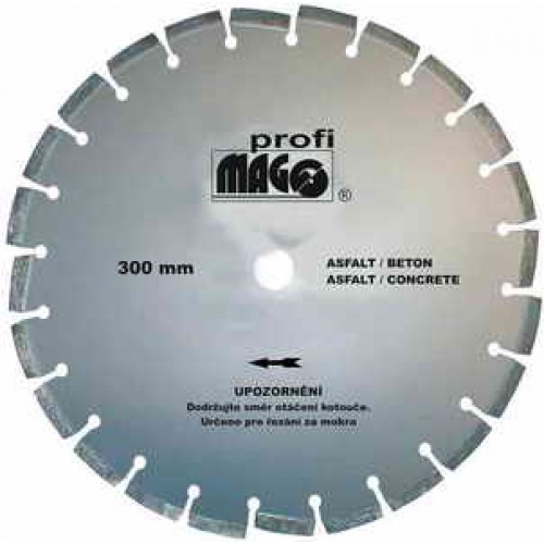 MAGG Diamantový kotúč segmentový Profi 400x3, 6/10x25, 4 mm na asfalt DKS400
