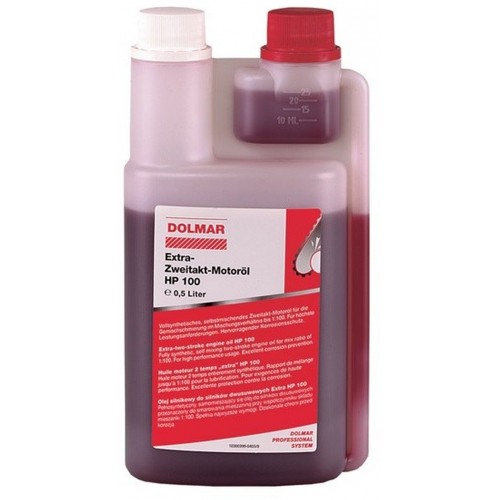Dolmar olej motorový špeciál 1: 100 0,5l s dávkovačom 980008113
