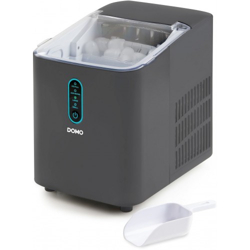 DOMO Výrobník ľadu kompresorový 120W, 1l, šedý DO1132IB