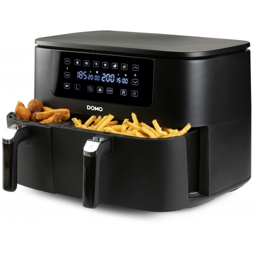 DOMO Dvojitá teplovzdušná fritéza 3+6l, digitálny DO546FR