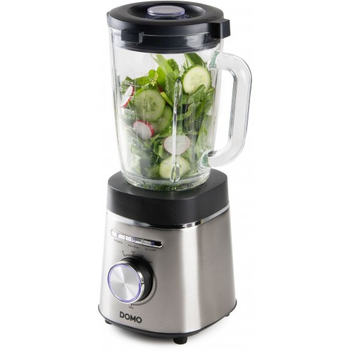 DOMO Stolný mixér so sklenenou nádobou 1,75l, 1400W DO740BL