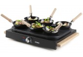 DOMO Elektrický lívanečník a WOK - 2v1, 1000W DO8719W