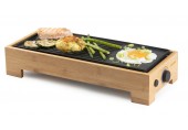 DOMO Bamboo Style Stolný elektrický gril Plancha (36x14cm/1000W) DO9270G