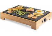 DOMO Bamboo Style Stolný elektrický gril Plancha (42x28cm/1800W) DO9271G