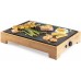 DOMO Bamboo Style Stolný elektrický gril Plancha (42x28cm/1800W) DO9271G