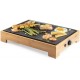DOMO Bamboo Style Stolný elektrický gril Plancha (42x28cm/1800W) DO9271G