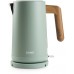 DOMO WOOD YOU Rýchlovarná kanvica (1,7l/2200W) nerez, zelená DO9282WK