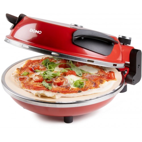 DOMO Pizza pec na čerstvú pizzu, červená DO9284PZ