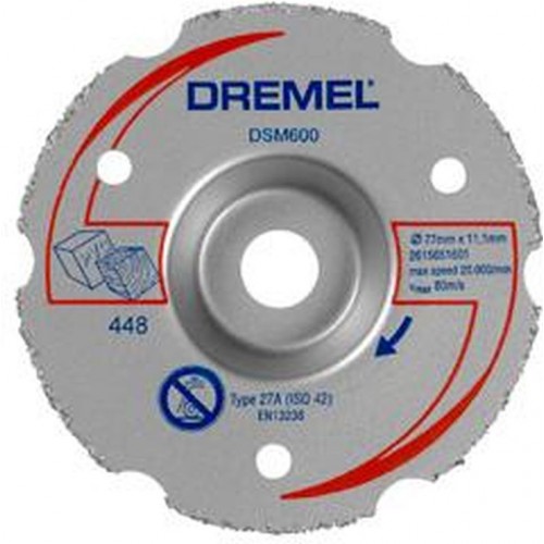 DREMEL DSM20 Univerzálny karbidový zarovnávací rezný kotúč 77 mm 2615S600JA