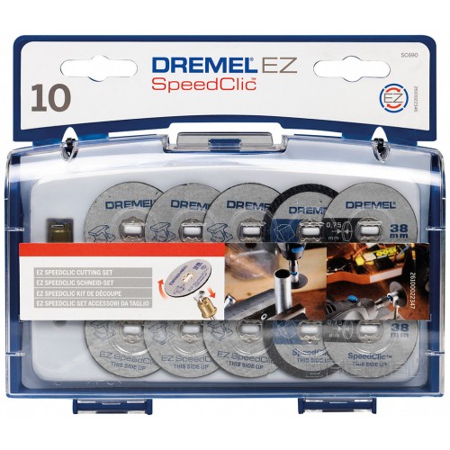 Dremel EZ SpeedClic Súprava rezacieho príslušenstva, 10 ks 2615S690JA