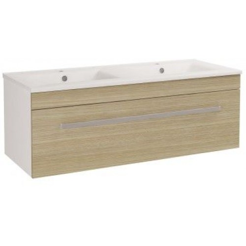 DŘEVOJAS ASTON 120 skrinka s umývadlom Slim 120, dub, úchytka A 70277 DŘEVOJAS ASTON 120 skrinka s umývadlom Slim 120, dub, úchytka A 70277