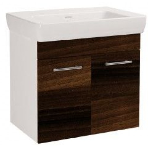 DŘEVOJAS Q 700D skrinka s umývadlom Q 700, orech 20487