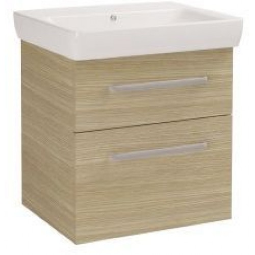 DŘEVOJAS Q MAX 600 FC skrinka s umývadlom Q 600, cafe, úchytka B 68526