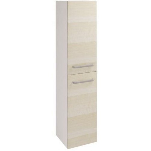 DŘEVOJAS Q MAX SVZ 35 skriňa vysoká závesná, biela / cafe, úchytka B 65754
