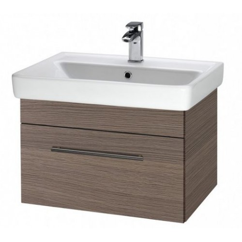 DŘEVOJAS Q UNO 600 FC skrinka s umývadlom Q 600, dekor cafe vr. bokov, úchytka B 28346B DŘEVOJAS Q UNO 600 FC skrinka s umývadlom Q 600, dekor cafe vr. bokov, úchytka B 28346B