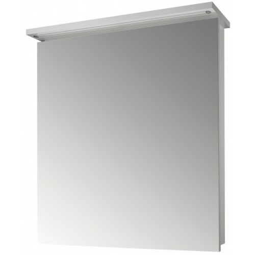 DŘEVOJAS SANI 60 L galérka s LED osvetlením, biela lesk 29336