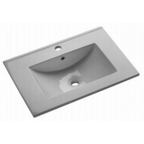 DŘEVOJAS SLIM 75 umývadlo z liateho mramoru biele 05477 DŘEVOJAS SLIM 75 umývadlo z liateho mramoru biele 05477