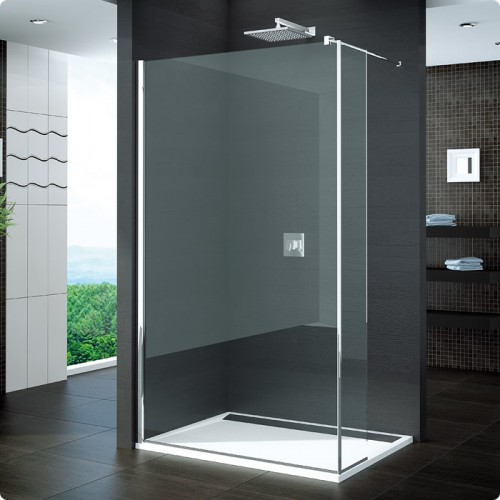 RONAL DUOP Pur samostatná kolmá stena, vľavo, <2m, aluchrom / zrkadlové DUOPGSM25053