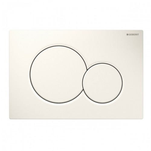 GEBERIT SIGMA 01 ovládacie tlačidlo, plast, Edelweiss 115.770.DK.5