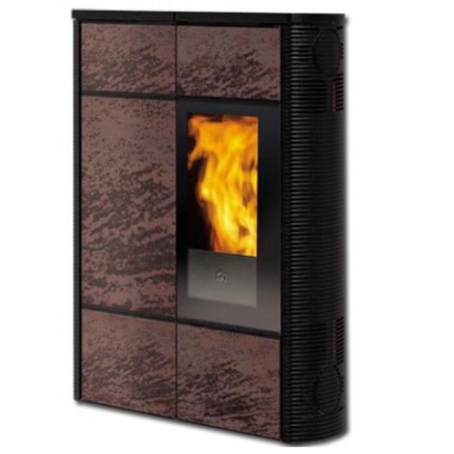 EDILKAMIN NANCY krbové kachle na pelety , 9kW , efekt corten 743590