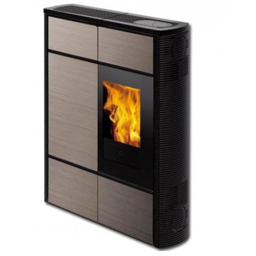 EDILKAMIN NANCY krbové kachle na pelety , 9kW , efekt drevo 743600
