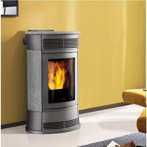 EDILKAMIN STRASS teplovodné kachle na pelety , 15kW , mastenec 755280