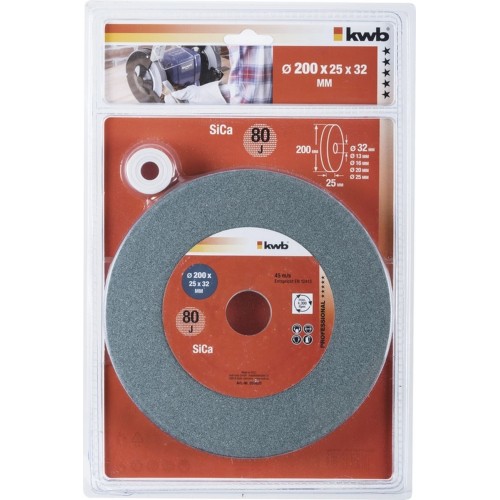 EINHELL Kotúč brúsny k dvojkotúčovej brúske 200x25 zrnitosť 80 KWB 509820