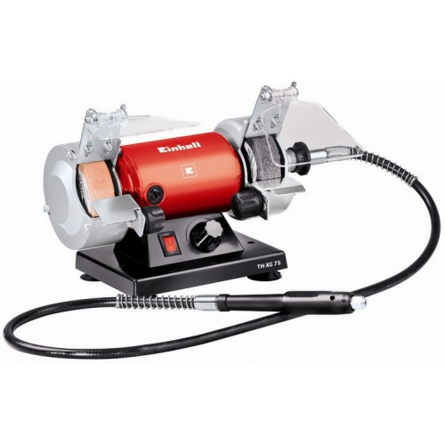 EINHELL Brúska dvojkotúčová s prídavnou priamou brúskou TH-XG 75 Kit 4412560