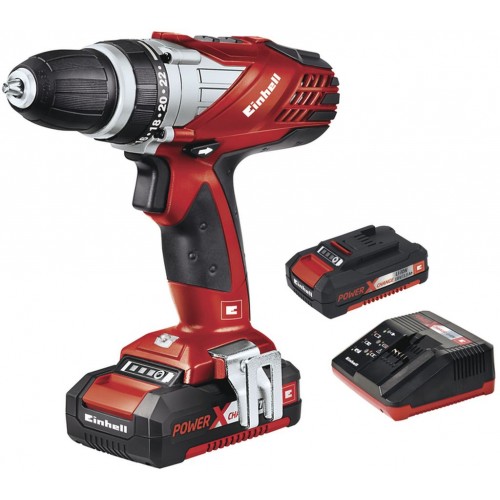 EINHELL Expert Plus Vŕtačka aku TE-CD 18 LI s 2 batériami 4513687