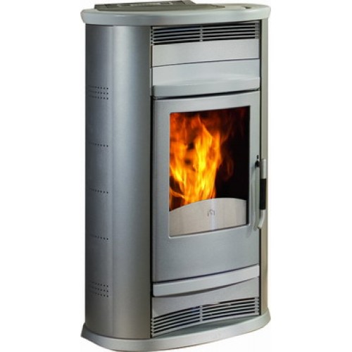 EDILKAMIN ELITE teplovzdušná krbové kachle na drevo šedé bez ventilátora 601990