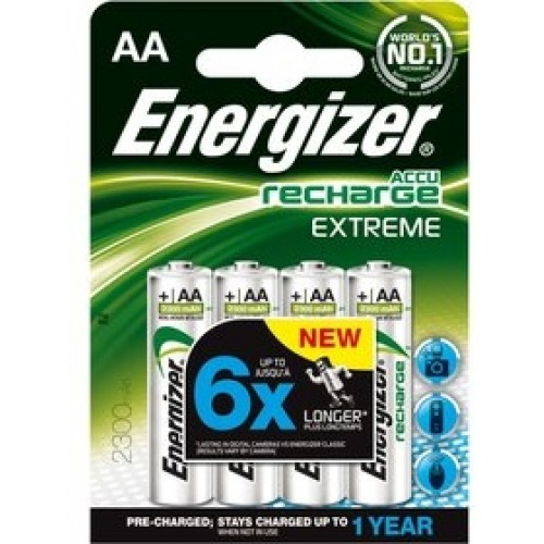 ENERGIZER Nabíjacie tužkové batérie NiMH EXT 2300 mAh 4xAA 35038509