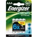 ENERGIZER Nabíjacie tužkové batérie NiMH EXT 800 mAh 4xAAA 35038512