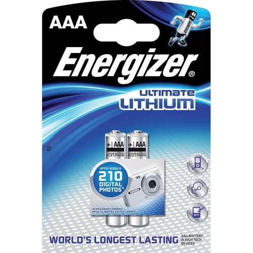ENERGIZER Alkalické tužkové batérie Ultimate Lithium FR03 / 2 2xAAA 35032912