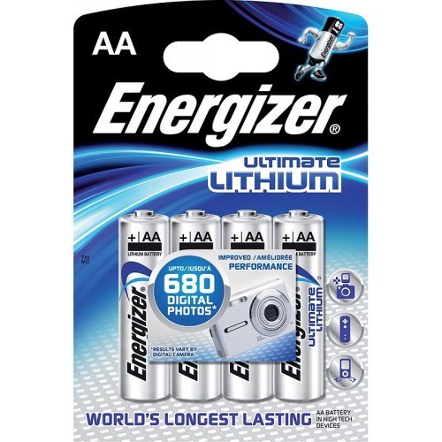 ENERGIZER Alkalické tužkové batérie Ultimate Lithium FR6 / 4 4xAA 35035752 ENERGIZER Alkalické tužkové batérie Ultimate Lithium FR6 / 4 4xAA 35035752