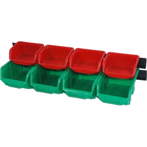 ERBA Sada plastových zásobníkov 8 ks ER-02207