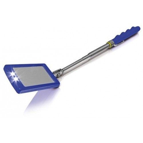 ERBA LED teleskopická tyčka so zrkadielkom 50 x 80 mm ER-25526