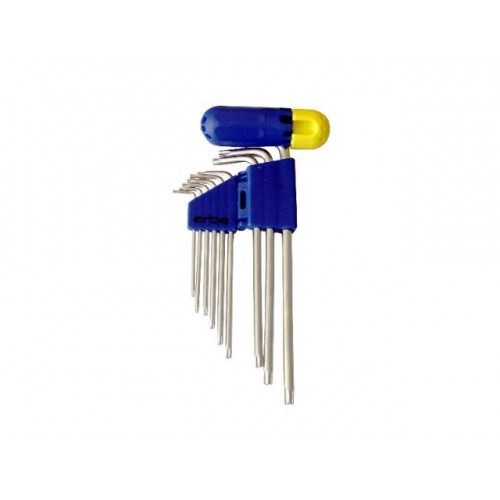 ERBA Torx kľúč 9 ks ER-46017 ERBA Torx kľúč 9 ks ER-46017