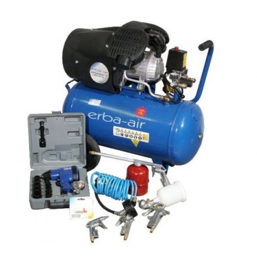 ERBA Kompresor olejový 50 L / 8 bar s príslušenstvo m II ER-22036 ERBA Kompresor olejový 50 L / 8 bar s príslušenstvo m II ER-22036