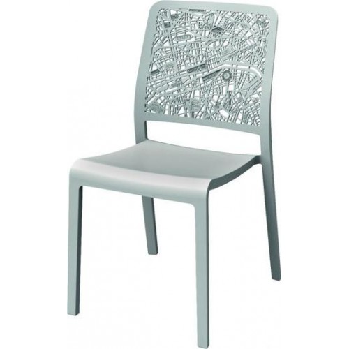 EVOLUTIF CHARLOTTE City záhradná stolička, biela 17200302