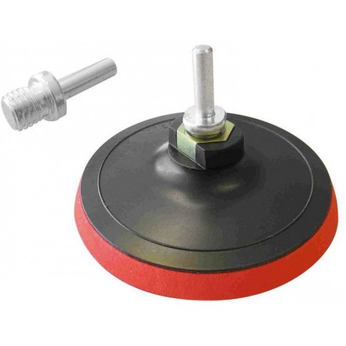 EXTOL CRAFT nosič brúsnych výsekov - M14, suchý zips s redukciou do vŕtačky, 115mm 108531